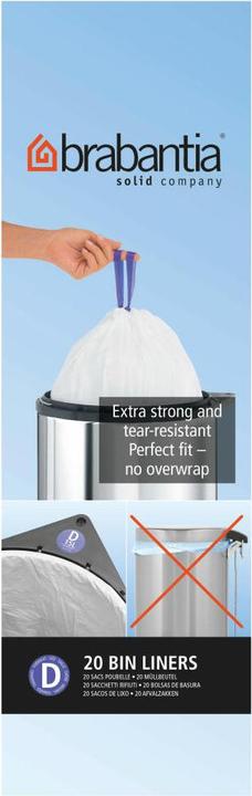 Actual product image Brabantia Perfect Fit D (20 x, 15 l)