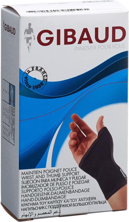 Actual product image Gibaud Handgelenk-Daumenbandage anatomisch Gr1 14-15cm