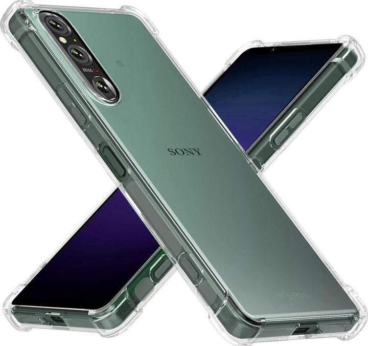Screenguard Sony Xperia 1 V Hülle Crystal Soft Airbag Bumper (Sony Xperia 1 V)