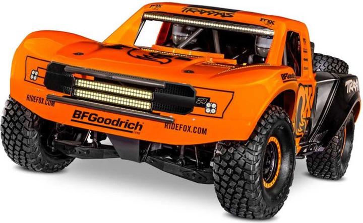 Actual product image Traxxas Unlimited Desert Racer 4x4 VXL Fox1 1/7 Race-Truck RTR Brushless, ohne Akku/Ladegerät +LED (RTR Ready-to-Run)