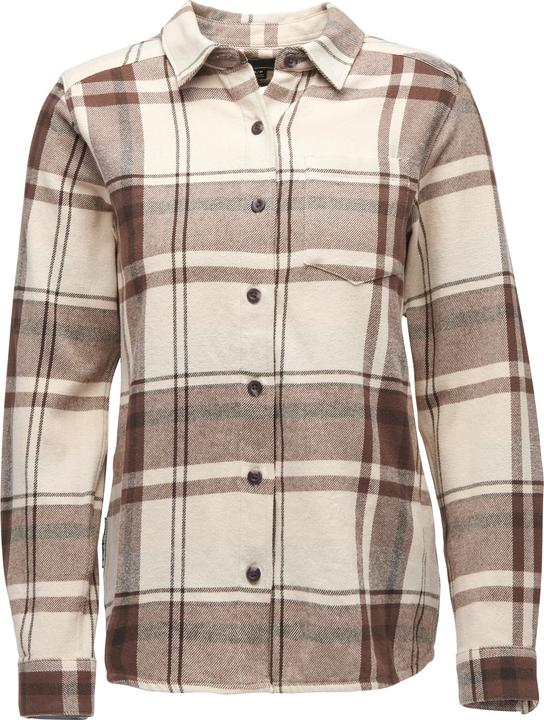 chalk pink-walnut plaid