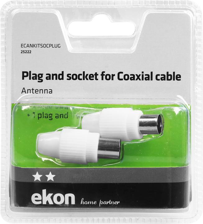 Actual product image Ekon Connector Kit for SAT antennas (Antenna cable)