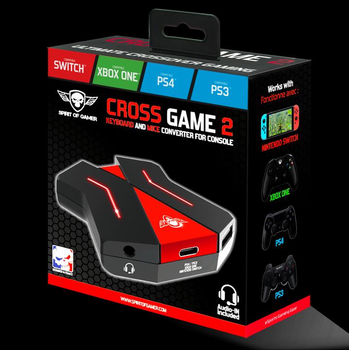 Image du produit Spirit Of Gamer Convertisseur de console Cross Game 2 (Xbox One S, PS3, PS4, Switch)