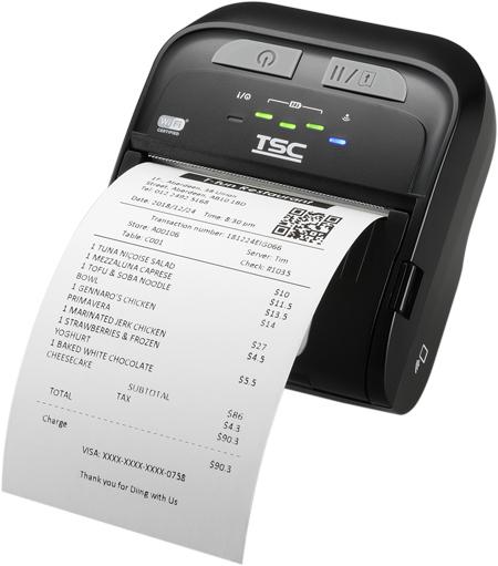 Actual product image TSC TDM-30 Wired & Wireless Direct Heat Mobile Printer (USB, Bluetooth, NFC)