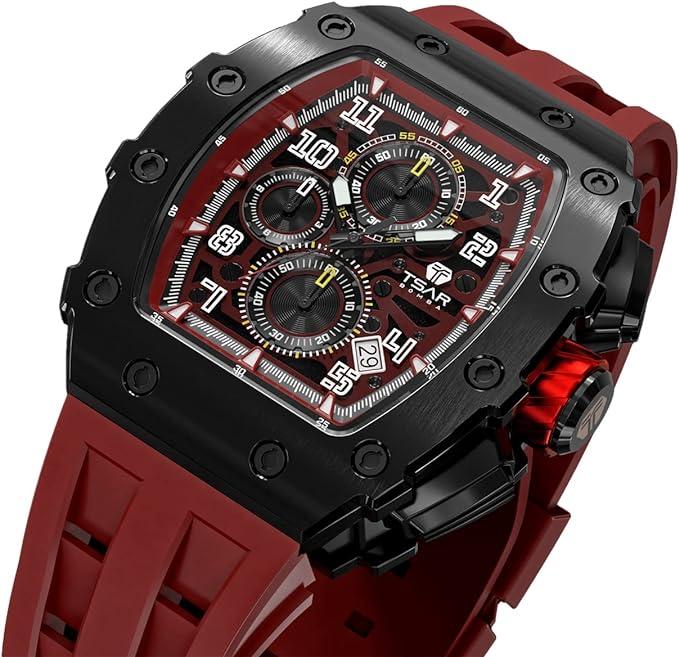 Image du produit Tsar Bomba Montre homme étanche en acier inoxydable (Chronographe, 43.50 mm)