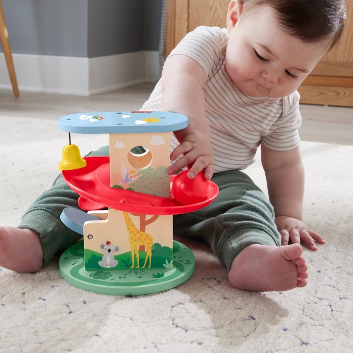 Produktbild Fisher-Price Tierwelt-Kugelbahn aus Holz