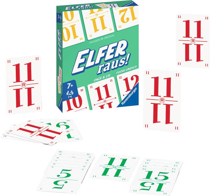 Produktbild Ravensburger Elfer raus. Extra (Italienisch, Französisch, Deutsch)