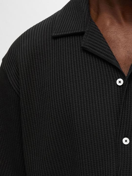 Immagine prodotto Selected Homme Camicia a maniche corte con struttura Waffle (M)