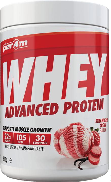 Actual product image Per4m Whey Advanced Protein (Strawberry cream, 1 pcs., 900.90 g)