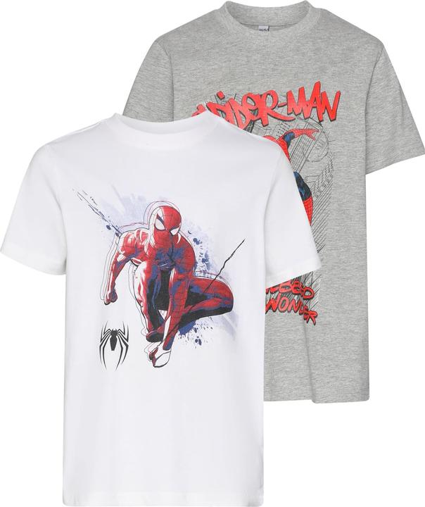 Mister Tee MisterTee T-Shirt 2 Pack - kurzarm - Spiderman - 184601 (158)