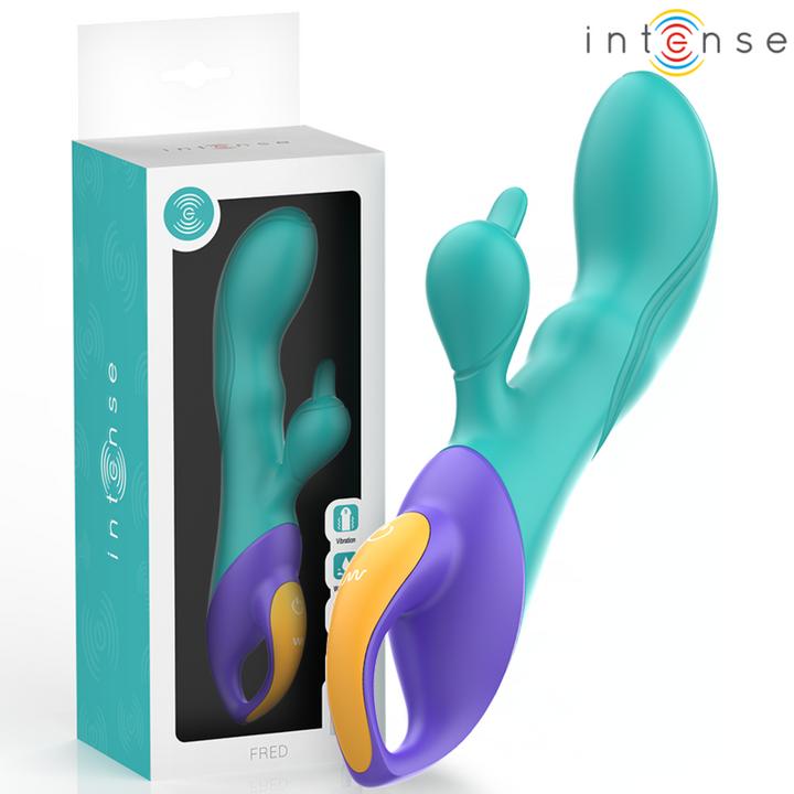 Actual product image Intense Fred Rabbit Vibrator Blau