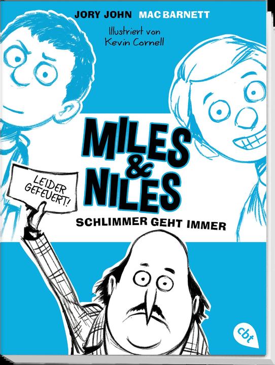 Actual product image Miles & Niles - Schlimmer geht immer (German, Alexandra Ernst, Jory John, Mac Barnett, Kevin Cornell, 2020)