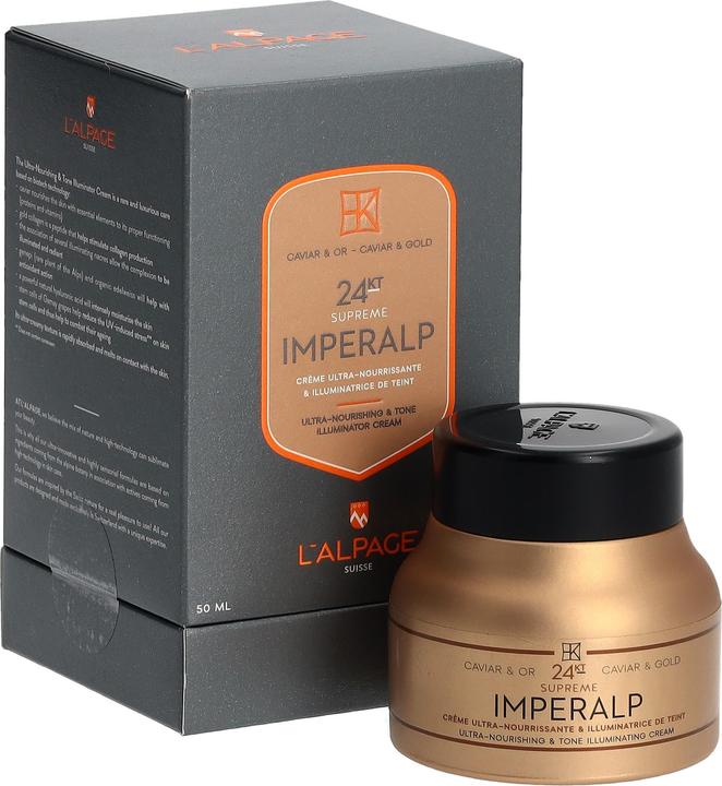 Produktbild L'Alpage Suisse L'ALPAGE Imperalp Crème strahlender Teint ultra-pflegend, 50 ml (50 ml, Tagescreme)