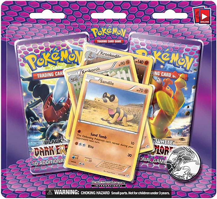 Produktbild Pokémon Black & White Dark Exploreres 2-Pack Blister Krookodile - EN (Englisch, Blister Pack)