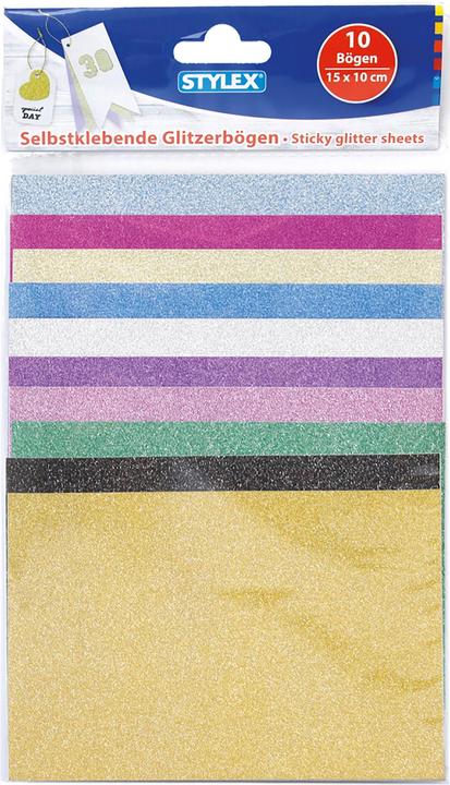 Immagine prodotto Stylex Hobby Glitter Paper Selfcl. 15x10cm 10pz.