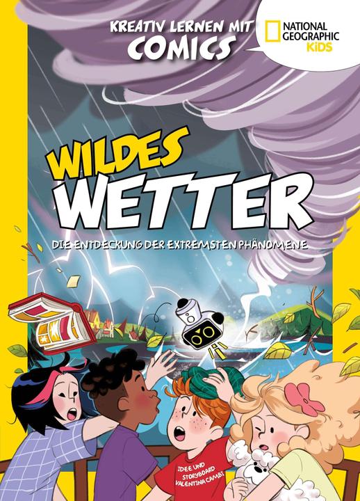 Immagine prodotto National Geographic Wildes Wetter. Entdecke die extremsten Phänomene (Kreativ lernen mit Comics) (Tedesco, Massimo Miato, Fausto Chiodoni, Martina Naldi, Valentina Cambi, 2024)