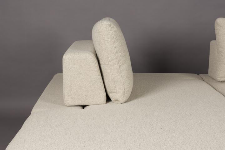Actual product image Dutchbone Shelly Sofa Off-White Left Chaise Longue