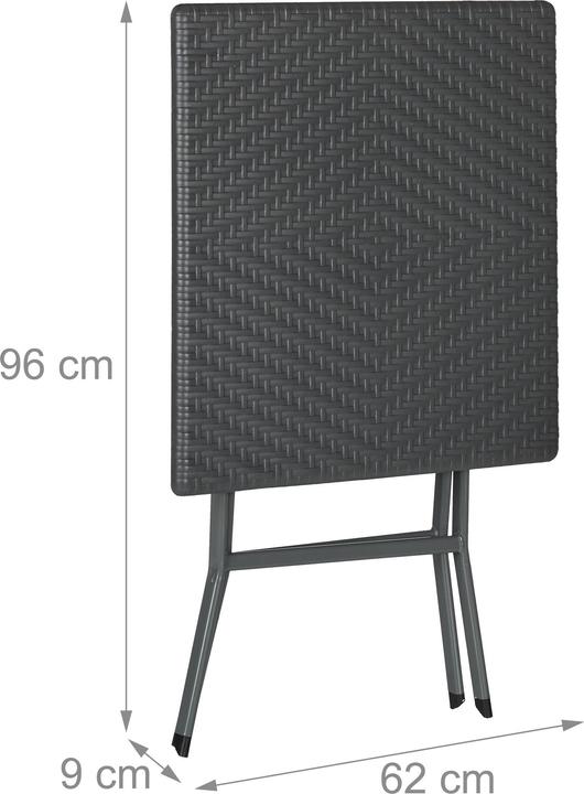 Actual product image Relaxdays Garden table (62 cm)