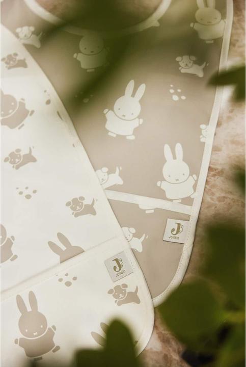 Produktbild Jollein Lätzchen wasserdicht 2 Stück Miffy&Snuffy (36 Monate)