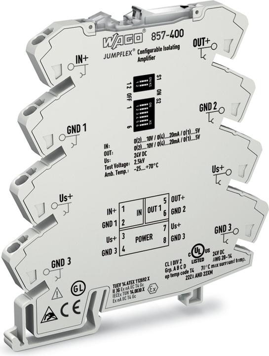 Produktbild Wago Conversion/isolation amp with zero span