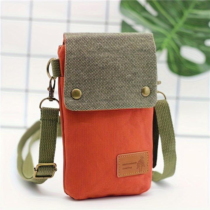 Only-Bags.Store Mode Umhängetasche, Handytasche, Umhängetasche, kleine Retro-Tasche, tragbare Reisetasche