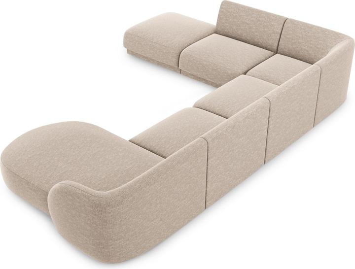 Actual product image Micadoni Panoramic Left Corner Sofa, "Miley", 6 Seats, 330x255x70Made in Europe (Sofa landscape)