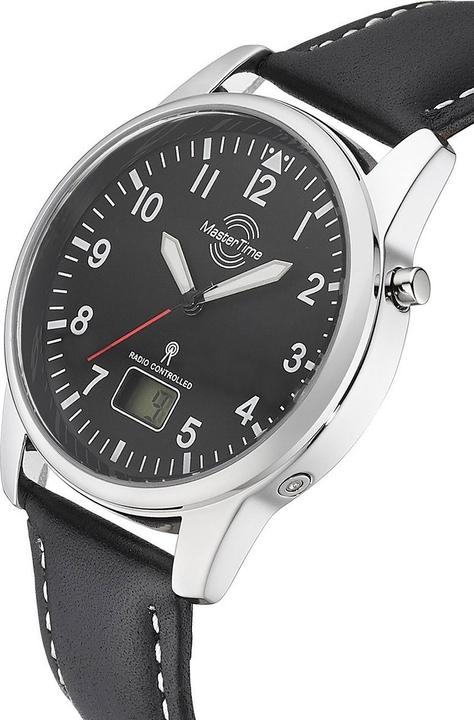 Produktbild Master Time MTGA-10715-61L Funk Basic Series Herren 41mm 3ATM (Funkuhr, Digitaluhr, Analoguhr, 41 mm)
