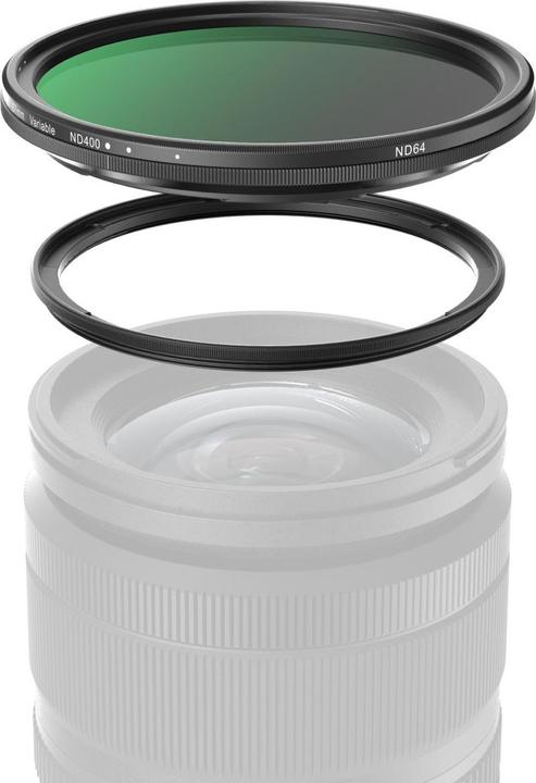 Image du produit SmallRig Magnetic 67mm VND Filter ND64-ND400 (6-9 Stop) 5169 (67 mm, Filtre gris neutre)