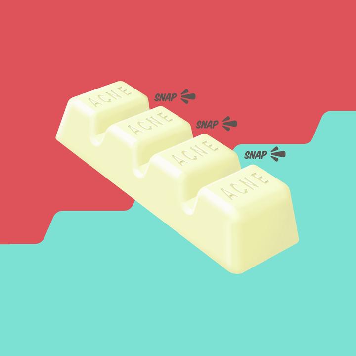 Actual product image Skinnies Acne Bar Cucumber and Mint (Soap, 100 ml)