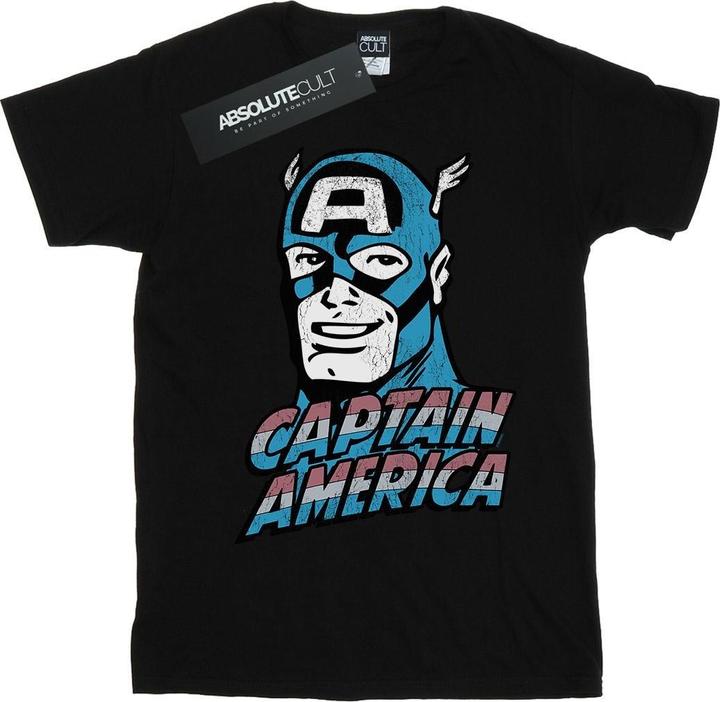Captain America Distressed TShirt (3XL)