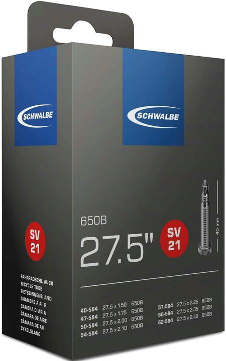 Immagine prodotto Schwalbe Sv21 (Presta (SV), 27.5", 40 mm)