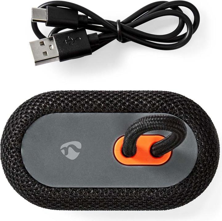 Immagine prodotto Nedis Altoparlante Bluetooth, 7W - Nero (7 h, Batteria ricaricabile)