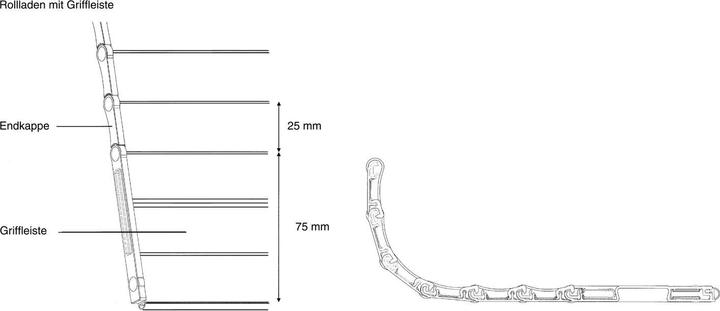 Produktbild Knoke SMART CASE Beschlag-Kassettenmodul, KB 600 mm, Aluminium natur eloxiert (1 Stk.)