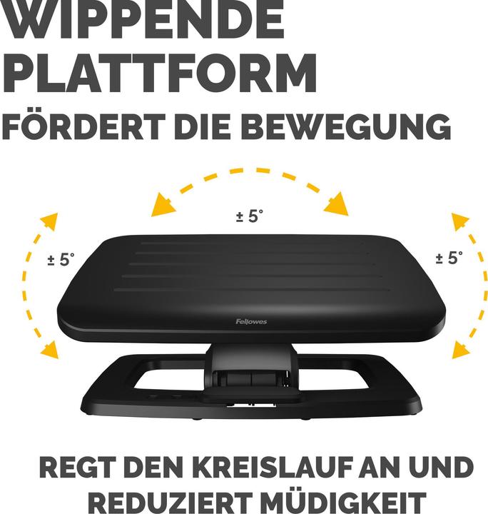 Produktbild Fellowes Hana Lt Foot Rest Black (45 x 35 cm)
