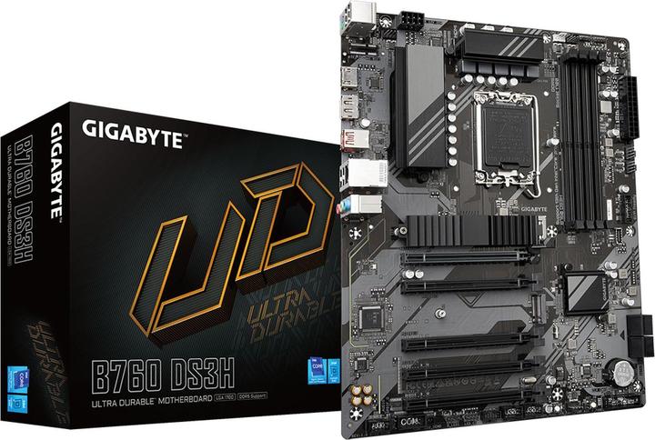 Image du produit Gigabyte B760 DS3H (LGA 1700, Intel B760 Express, ATX)