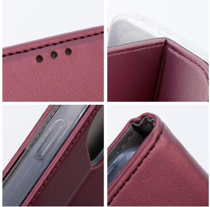 Image du produit OEM Book case SMART MAGNETO Book case for XIAOMI Redmi Note 13 Pro Plus 5G burgundy (Xiaomi Redmi Note 13 Pro 5G)