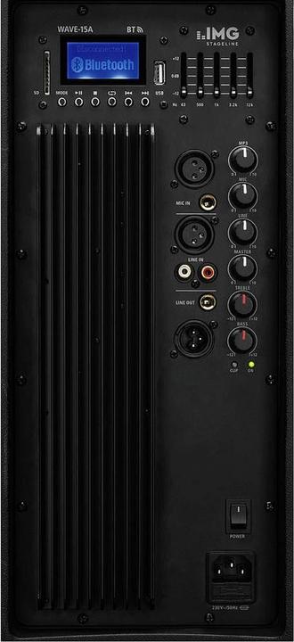 Produktbild Img Stage Line Aktive PA-Box 15Z, 400 W, BT, MP3, USB + SD (Aktiv, 1x 250 W)