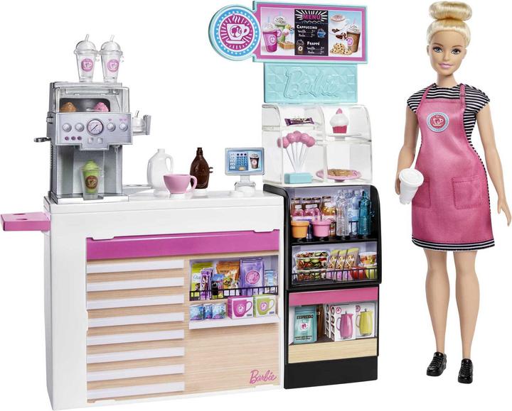 Produktbild Barbie Naschcafé Spielset und Puppe