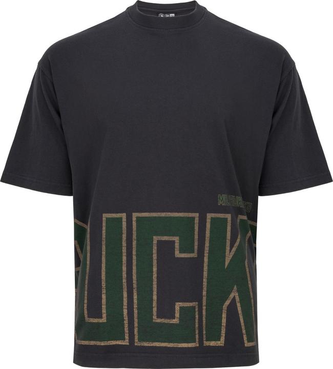 New Era Oversized Shirt - WASHED Milwaukee Bucks - XL (XL)