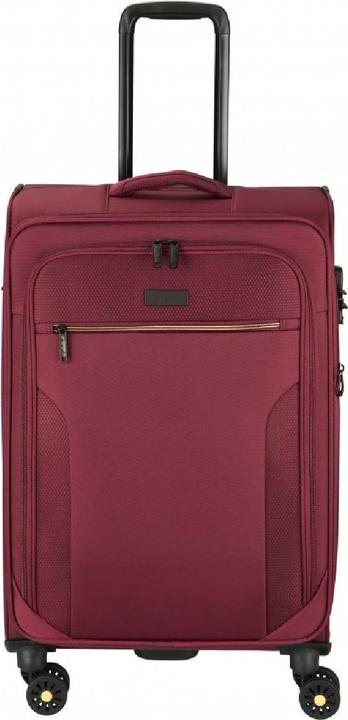 Produktbild D&N Travel Line 9704 4 Rollen Trolley L 78 cm mit Dehnfalte (107 l, L (90 - 115l))