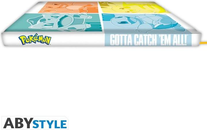 Produktbild ABYstyle Pokemon A5 Notebook: Kanto Starters (A5)