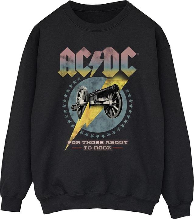 Actual product image AC/DC Mens For Those About To Rock Cotton Sweatshirt (4XL)
