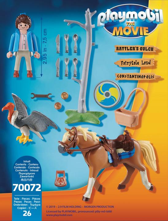 Image du produit Playmobil Le film Marla avec un cheval (70072, Playmobil The Movie)