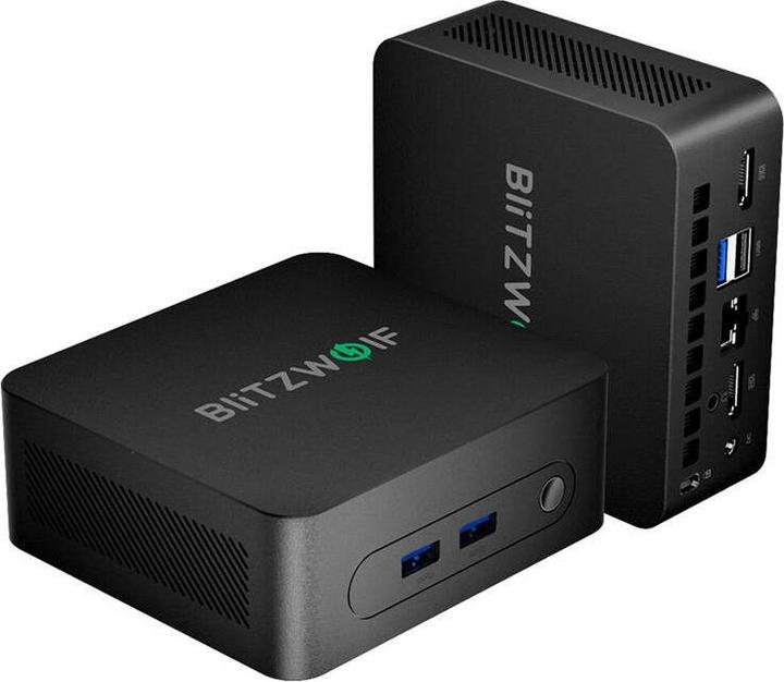 Actual product image BlitzWolf Mini PC Windows11 Intel Dual Display BW-MPC2 (czarny) (16 GB, 512 GB, Intel UHD Graphics)