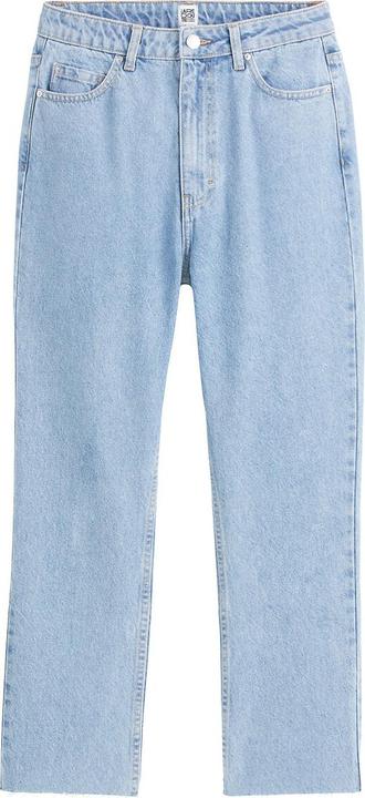 La Redoute Collections Gerade High-Waist-Jeans in 7/8-Länge