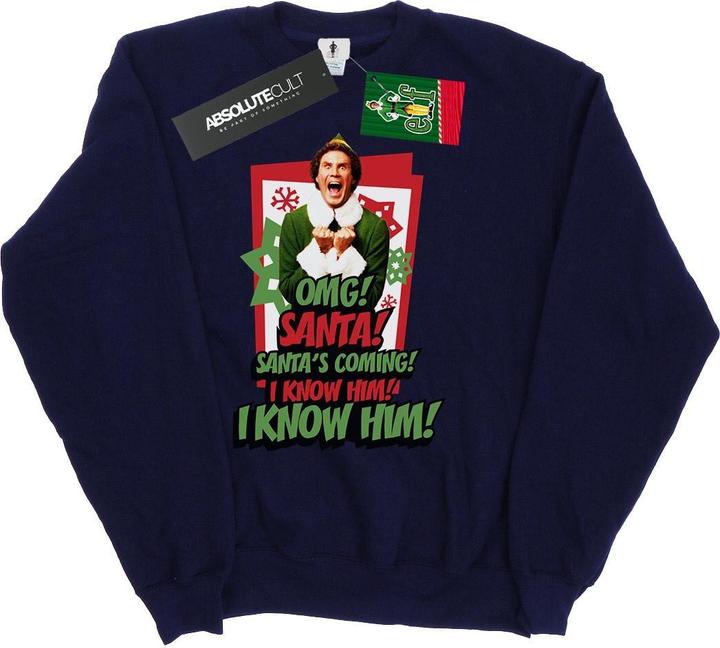 Elf OMG Santa Sweatshirt Mädchen