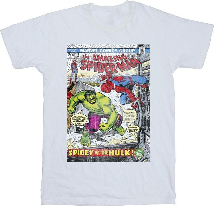 SpiderMan VS Hulk Cover TShirt (L)