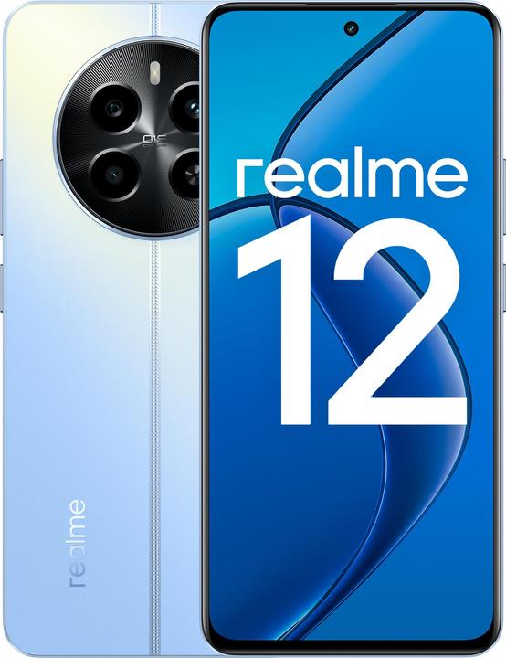 Productafbeelding realme 12 8Gb 256Gb 6,67" 120Hz Dual (256 GB, Skyline Blauw, 6.67", 50 Mpx, 4G)