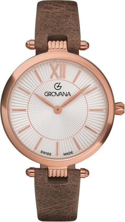Grovana Florence-Kollektion – Montre-Quarz, hergestellt in der Schweiz (Swiss Made)