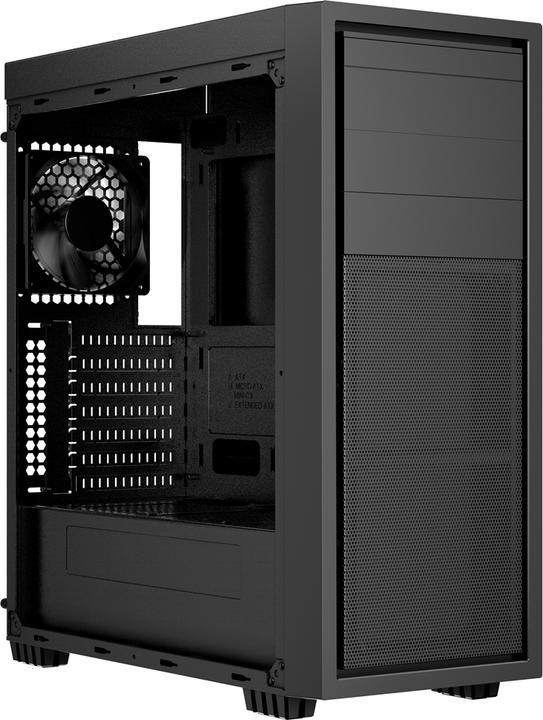 Actual product image Gembird Fornax K500 ATX Computer Case Midi Tower Black (mATX, ITX, ATX, E-ATX)